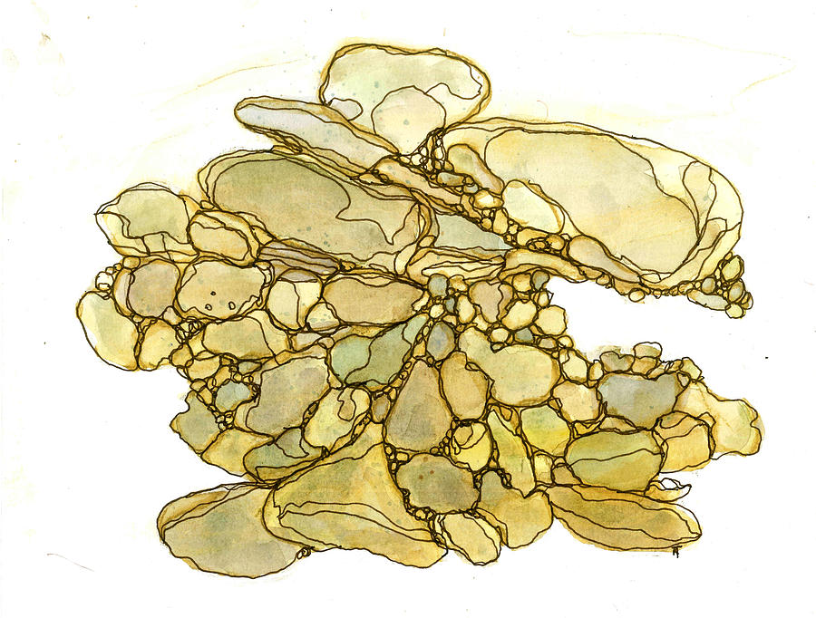 Rock Painting - River Rocks 1 by Katie Ree Rock Painting - River Rocks 1 by Katie Ree
