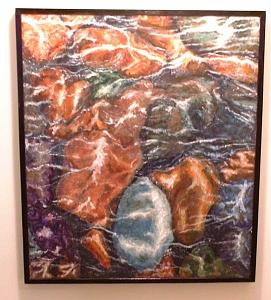 Rocks Painting - River Rocks by Ladonna Idell Rocks Painting - River Rocks by Ladonna Idell