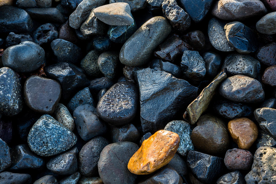 River Rocks and Dew Photograph by John Daly