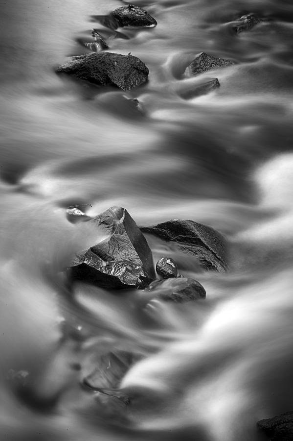 River Rocks Photograph by CA  Johnson