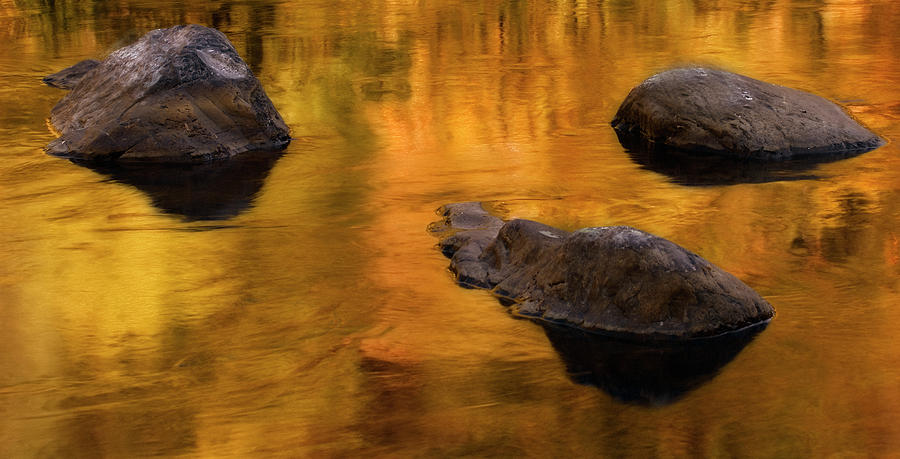 Waterscapes Photograph - River Rocks by Floyd Hopper