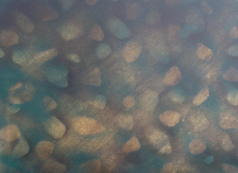 River Rocks Mixed Media by James Phillip Anderson River Rocks Mixed Media by James Phillip Anderson