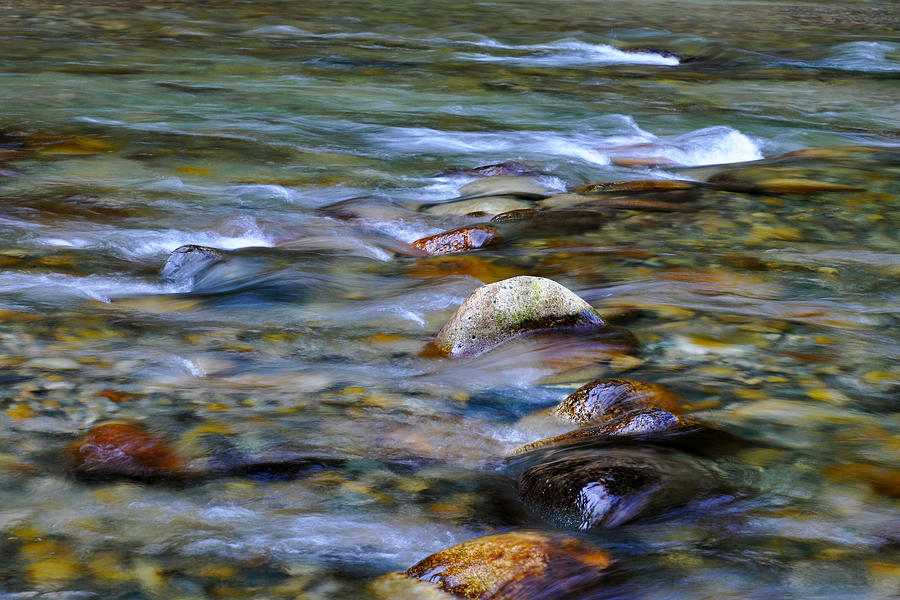 River Rocks Photograph by Marion McCristall