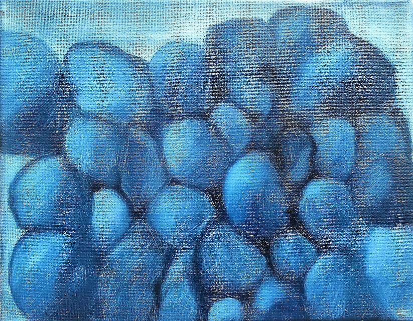 River Rocks Painting by Mark C Jackson