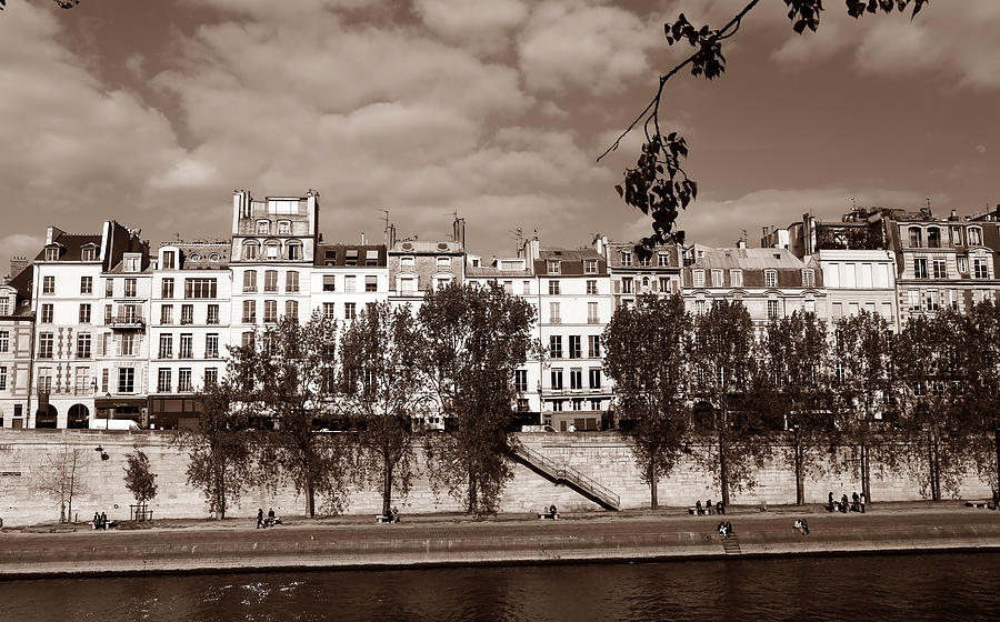 Paris Photograph - River Seine Paris 3 by Andrew Fare
