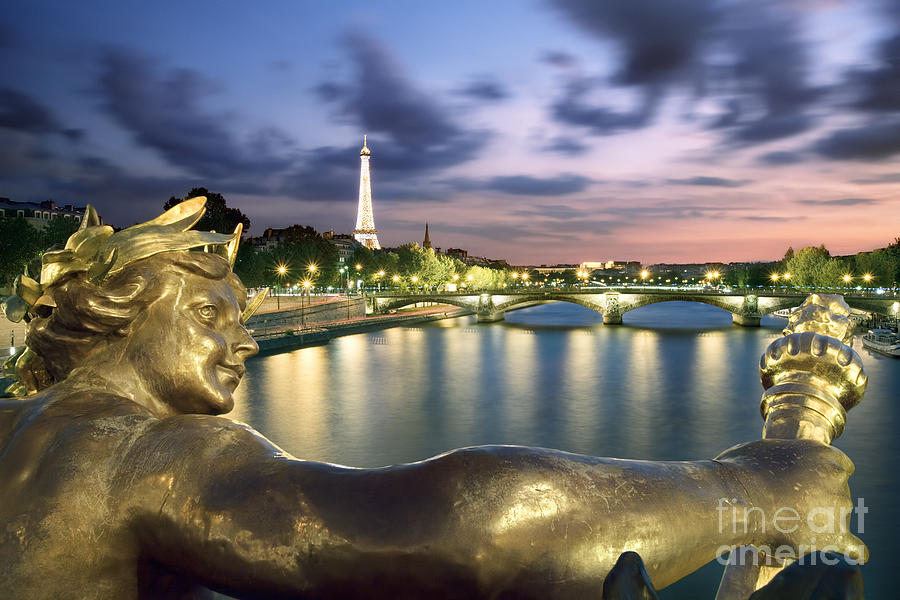 Paris Photograph - River Seine - Paris by Rod McLean