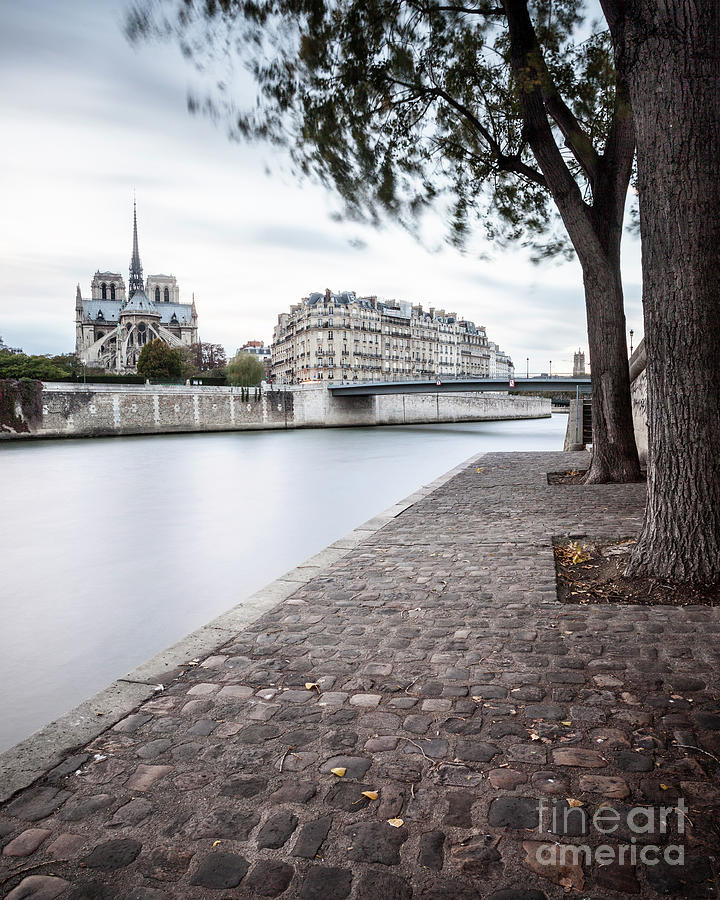 River Seine Walk Photograph by Brian Jannsen