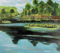 River Painting - River Series I by Glynnis Sorrentino River Painting - River Series I by Glynnis Sorrentino