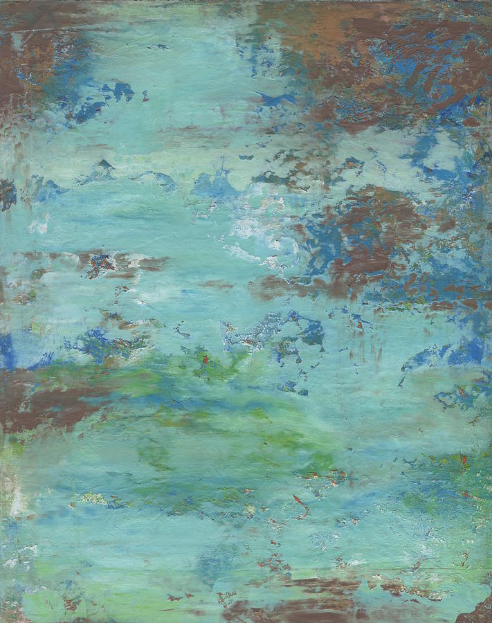 River Shallows 1 Painting by Marcy Brennan