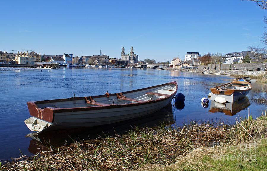 River Shannon at Athlone Photograph by David Birchall