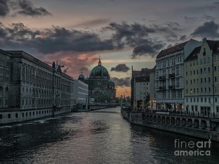 River Spree and Nikolai Viertel in Berlin Photograph by Frank Bach ...