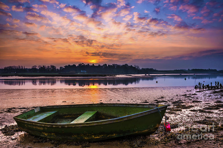 Nature Photograph - River Sunrise by Svetlana Sewell