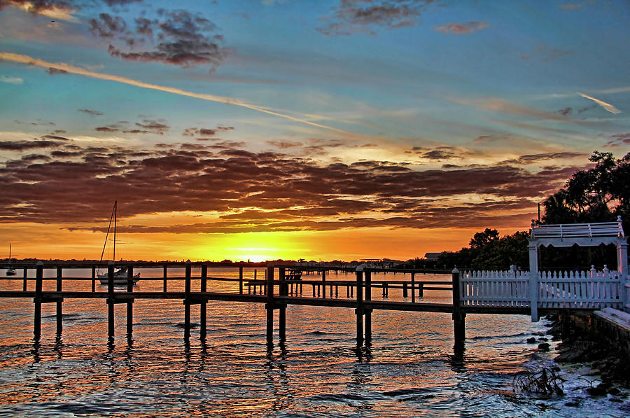 River Sunset Photograph by HH Photography of Florida