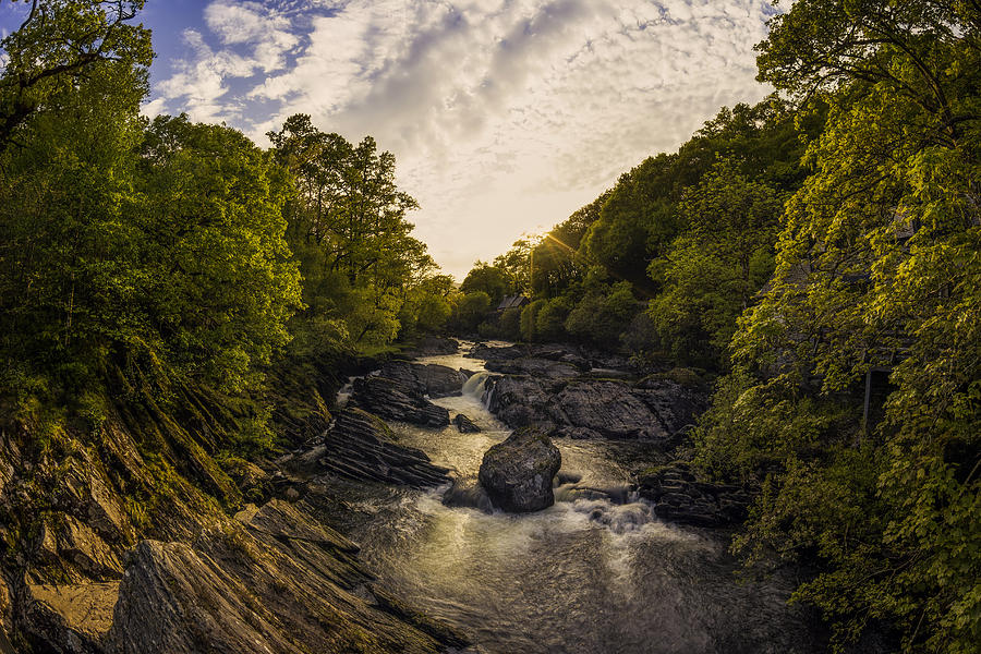 Summer Photograph - River Sunset by Ian Mitchell