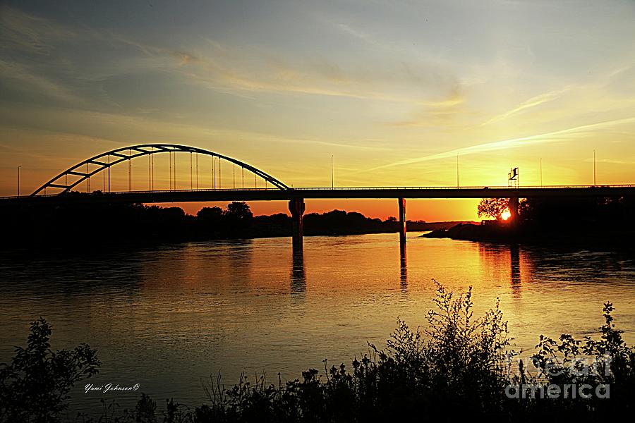 River Sunset Photograph by Yumi Johnson