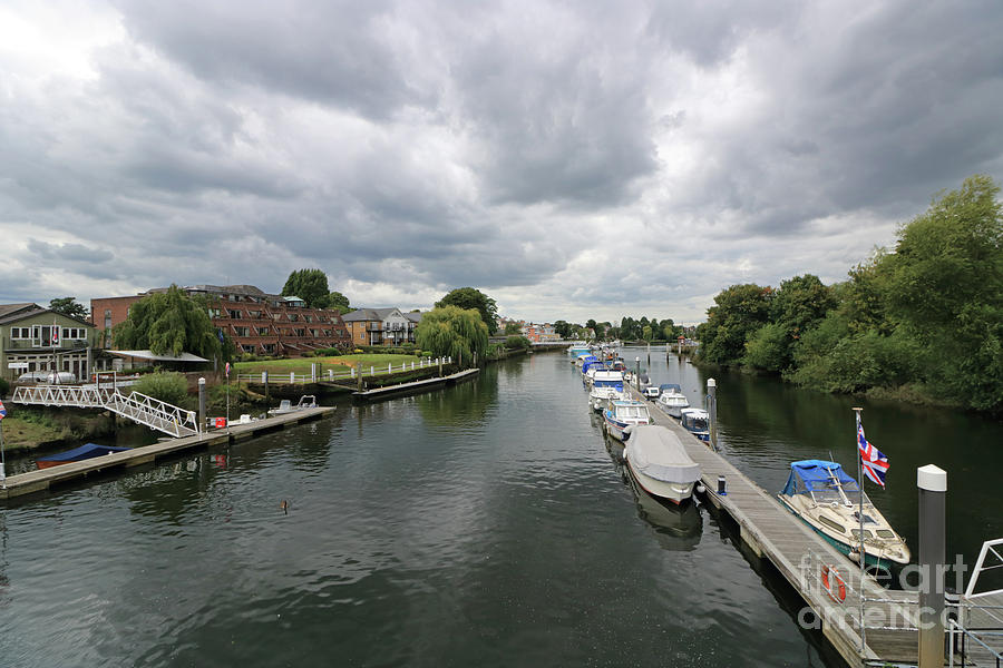 River Thames at Teddington London Photograph by Julia Gavin
