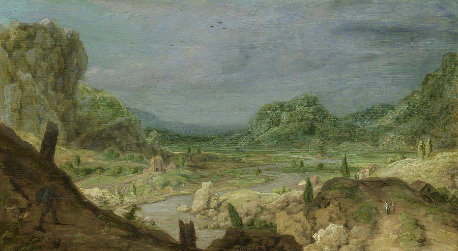 River Valley Painting by Hercules Segers