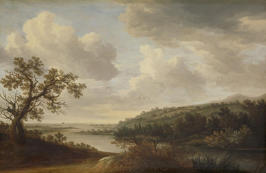 River view Johan Pietersz Schoeff 1631 Painting by Celestial Images