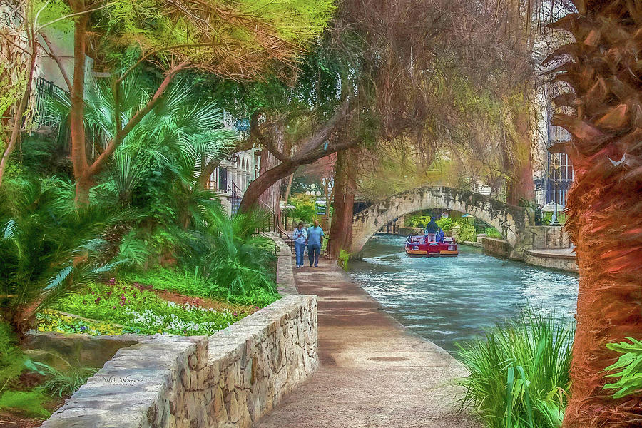 River Walk Photograph by Will Wagner
