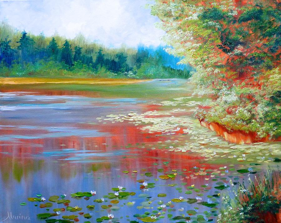 Riverbend Painting by Marina Wirtz - Pixels