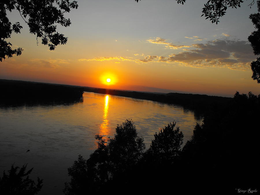 Riverbend Sunset 4 Photograph by Ginger Repke