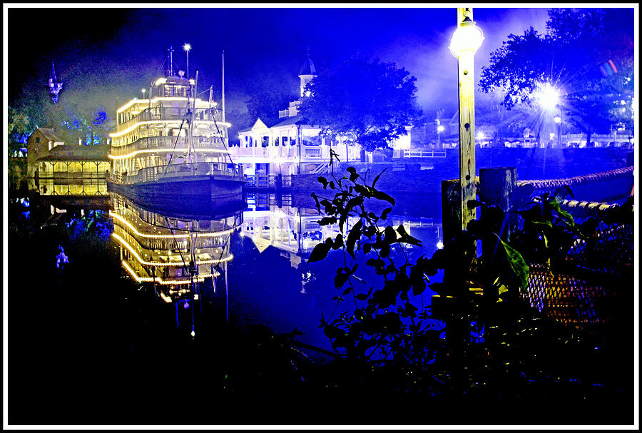 Riverboat, Liberty Square, Magic Kingdom, Walt Disney World Photograph by A Macarthur Gurmankin