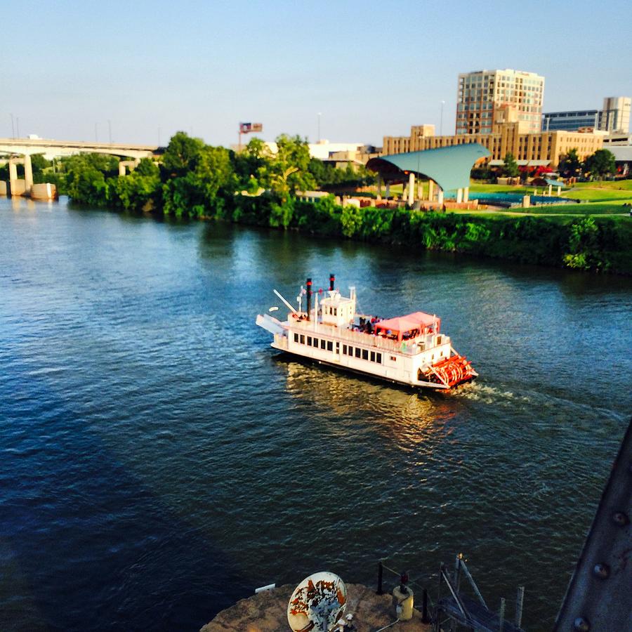 The Mark Twain Riverboat Photograph by Michael Dean Shelton