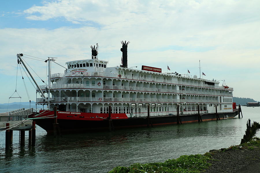 Riverboat On Columbia River  Photograph by Christiane Schulze Art And Photography