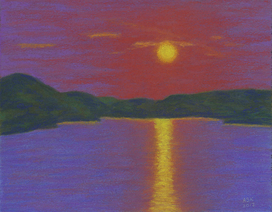 Riverboat Sunset Pastel