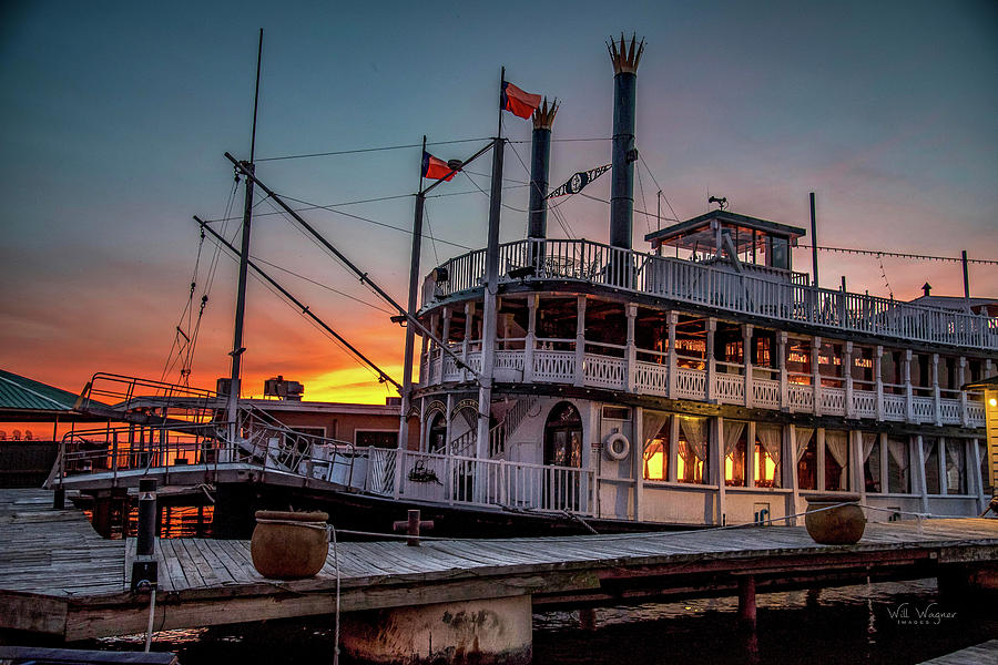Riverboat Photograph by Will Wagner