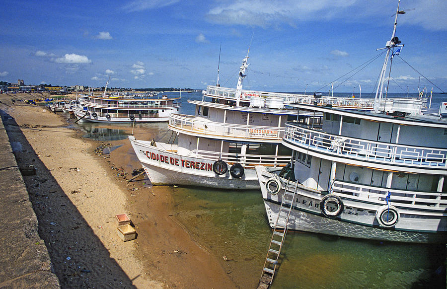 Riverboats In Brazil Photograph