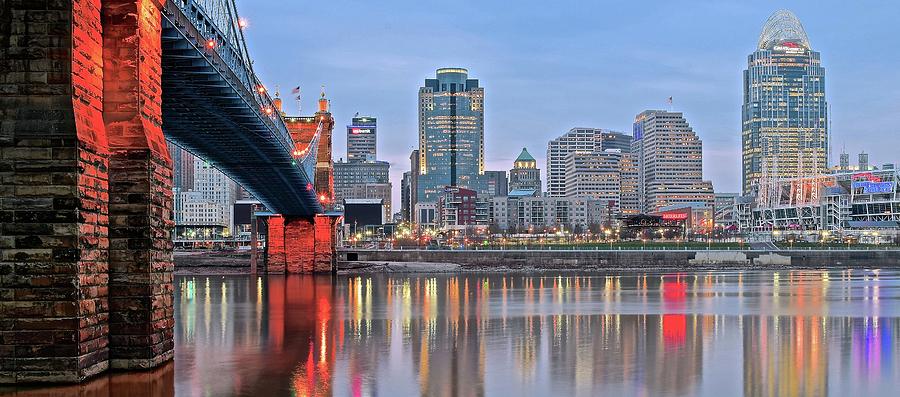 Riverfront Panoramic View of the Queen City Photograph by Frozen in Time Fine Art Photography