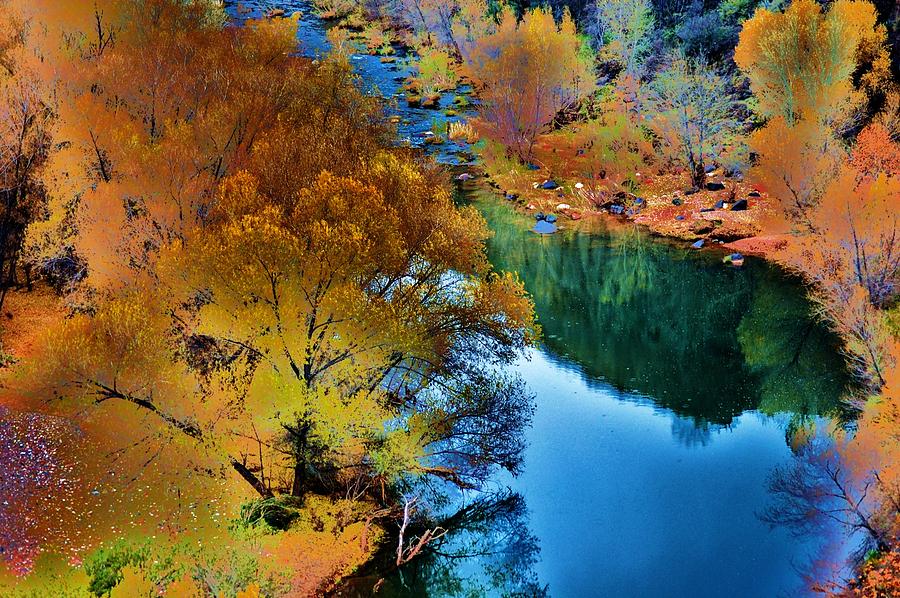 Fall Photograph - Rivers Calm by Helen Carson