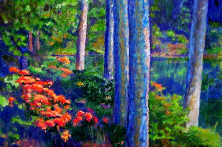 Flower Painting - Rivers Edge by Michael Durst