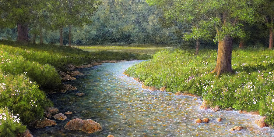 Rivers End Painting by Marc Dmytryshyn