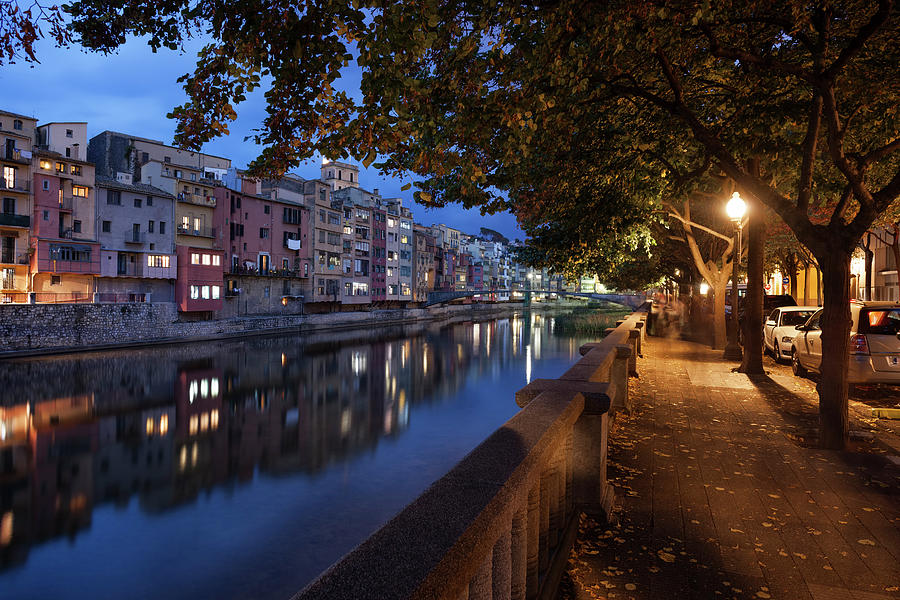 Riverside Alley in Girona Photograph by Artur Bogacki