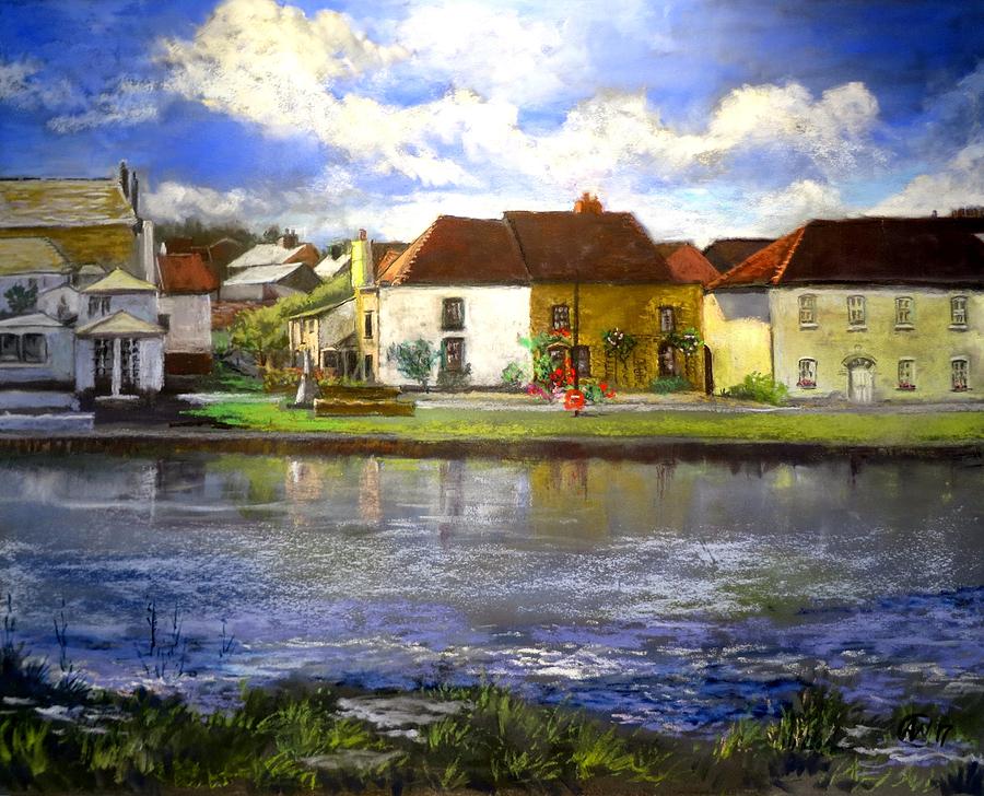 Riverside at Rowhedge Painting by Angelina Whittaker Cook