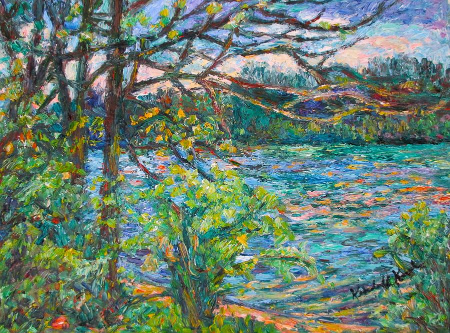 Riverview Spring  Painting by Kendall Kessler
