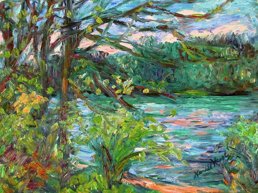 Riverview Spring Stage One Painting by Kendall Kessler