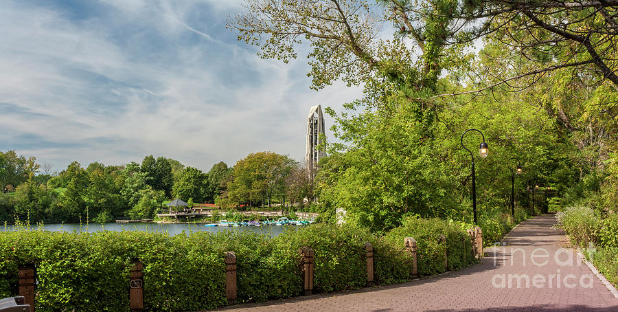 Naperville Photograph - Riverwalk and Quarry by David Foote