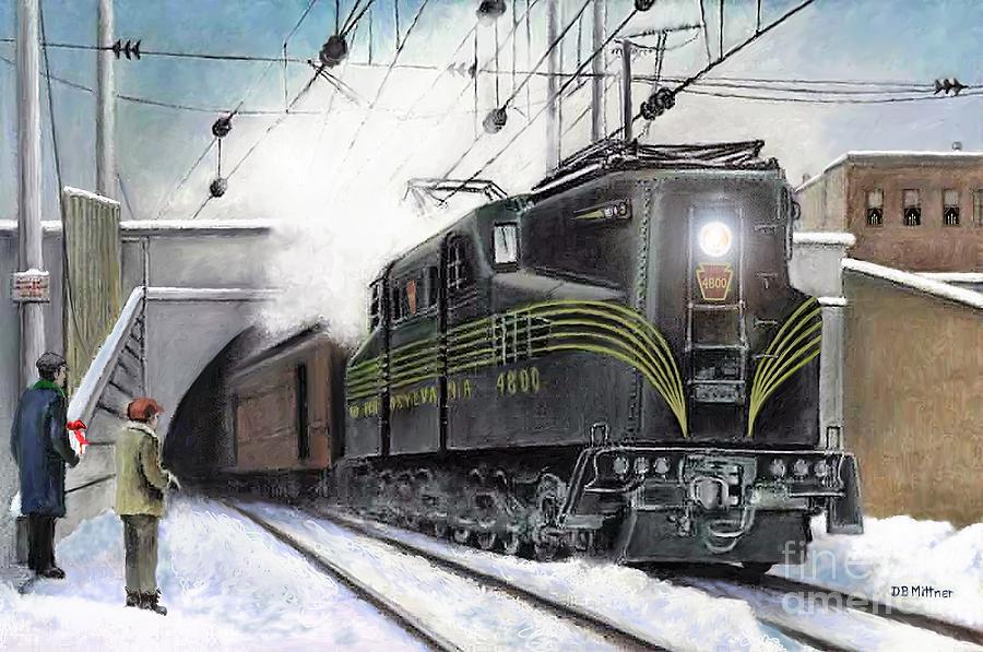 Pennsylvania Railroad Painting - Rivets by David Mittner