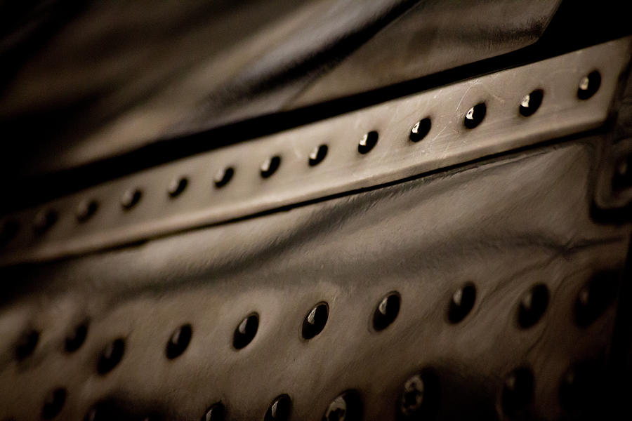 Abstract Photograph - Rivets by Paul Job
