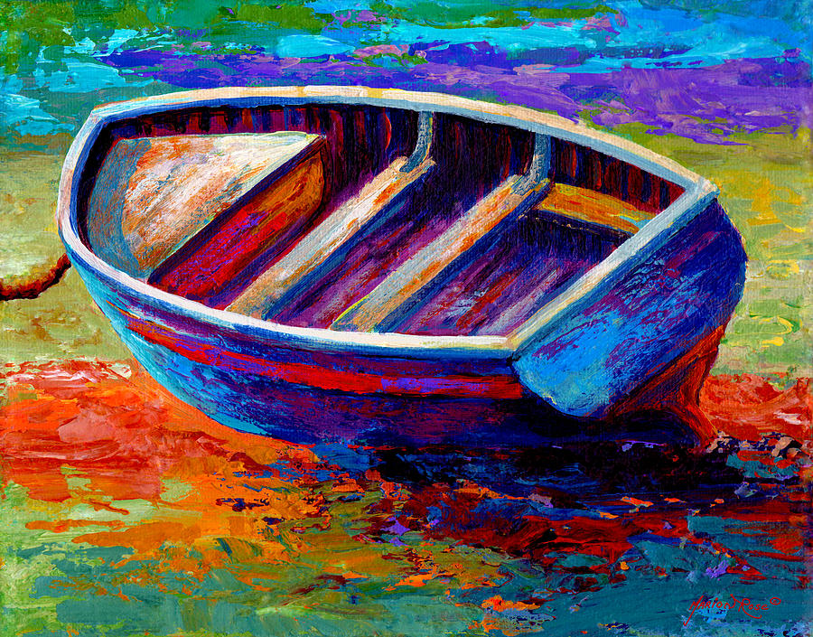 Boat Painting - Riviera Boat III by Marion Rose