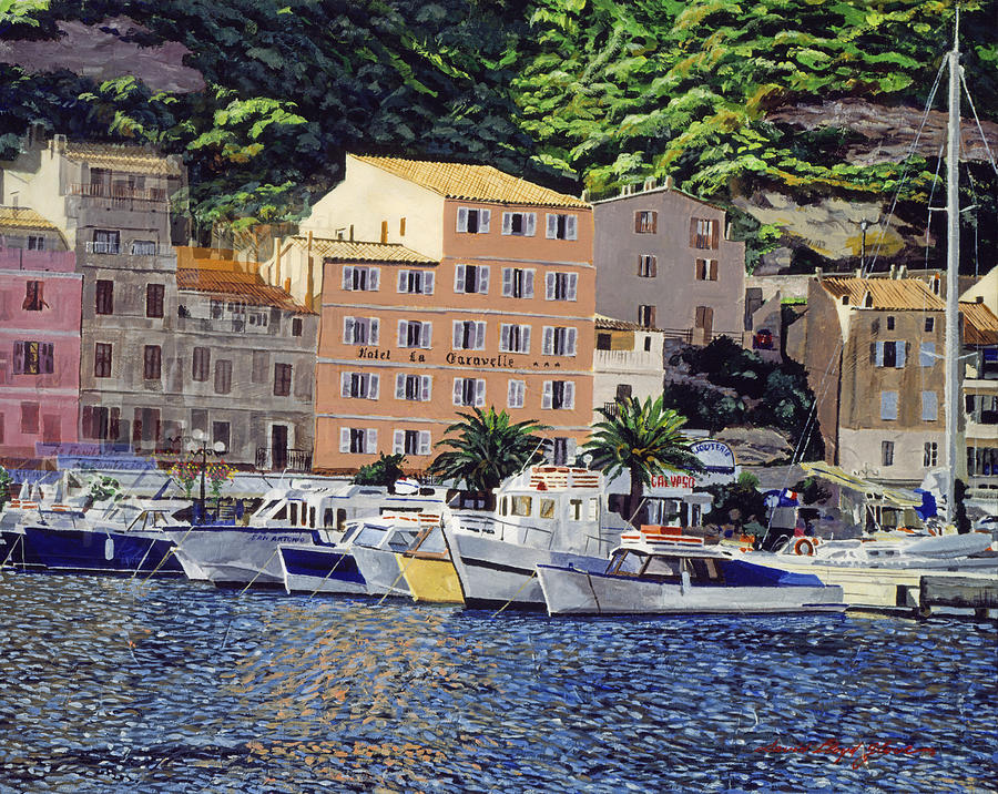 Riviera Morning Painting by David Lloyd Glover