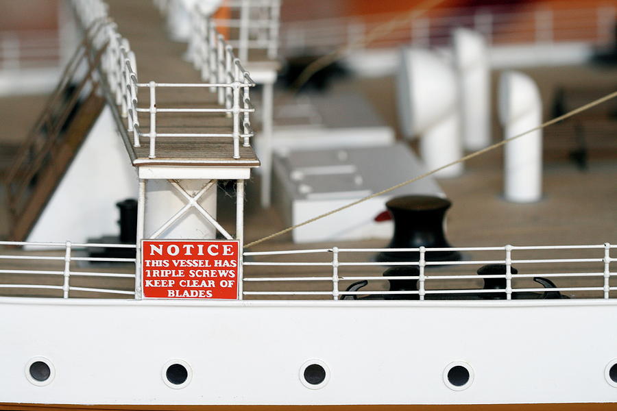 RMS Titanic Notice Replica Photograph by Kristine Moore - Fine Art America