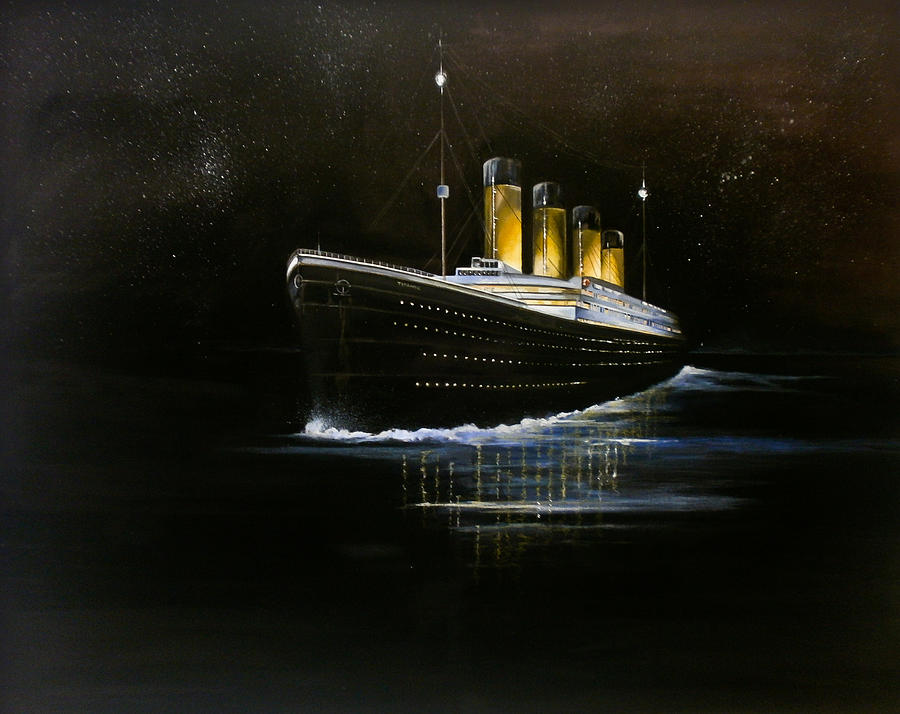 RMS Titanic Painting by Vikki Hastings - Fine Art America