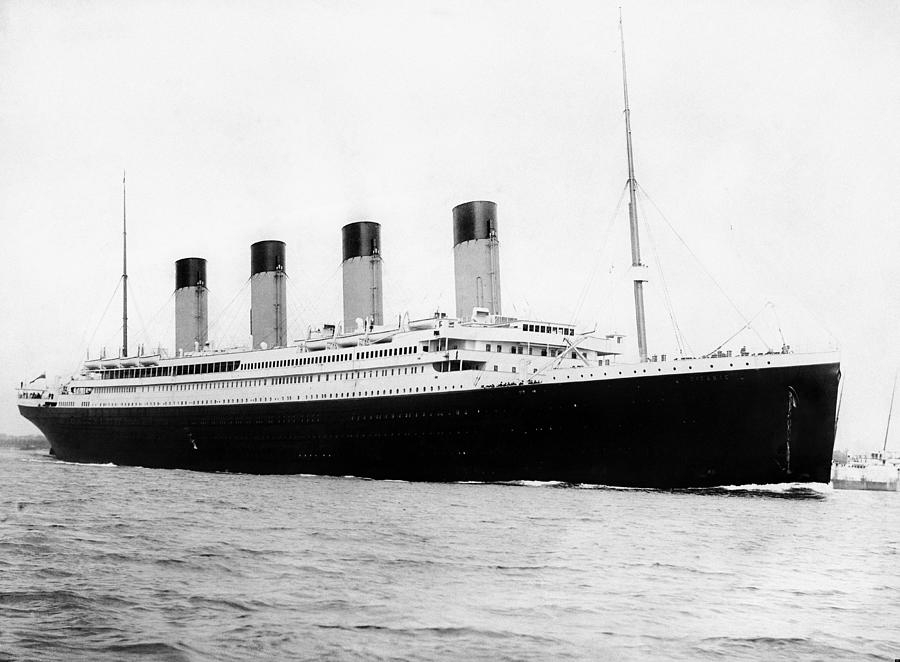 Titanic Photograph - RMS Titanic by War Is Hell Store