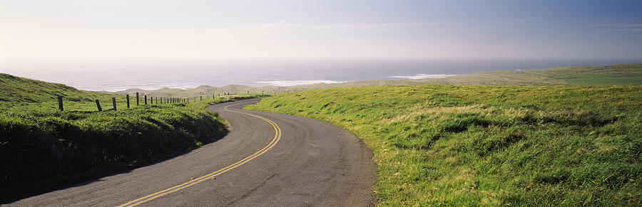 Point Reyes National Seashore Photograph - Road Along The Coast, Point Reyes by Panoramic Images