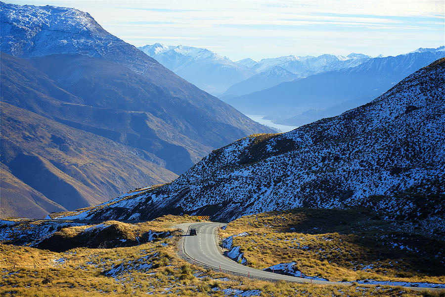 Road to Queenstown Photograph by Evgeny Vasenev