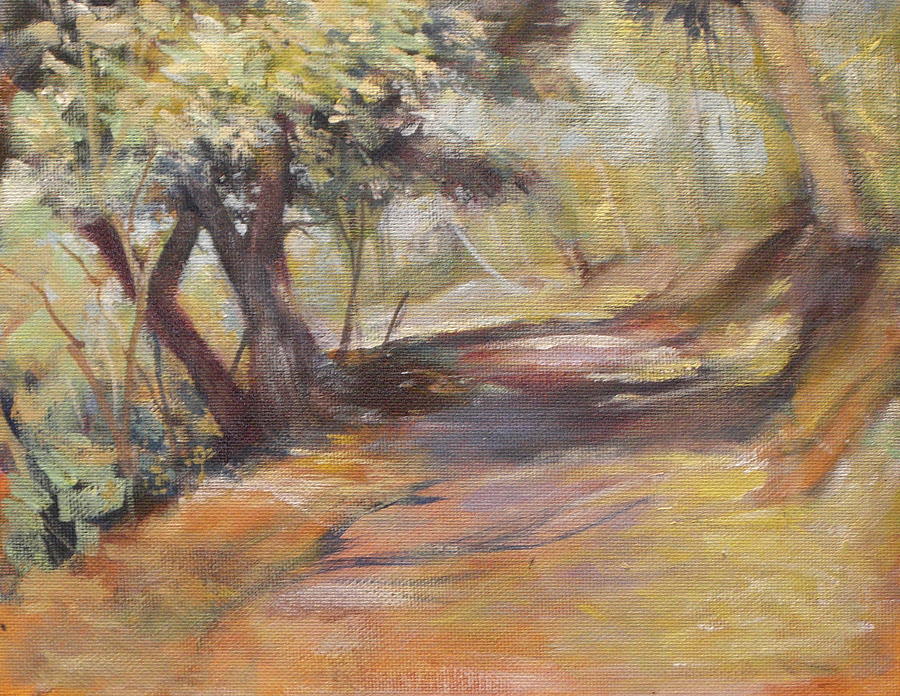 Road in Roma del Mar Costa Rica Painting by Walt Maes
